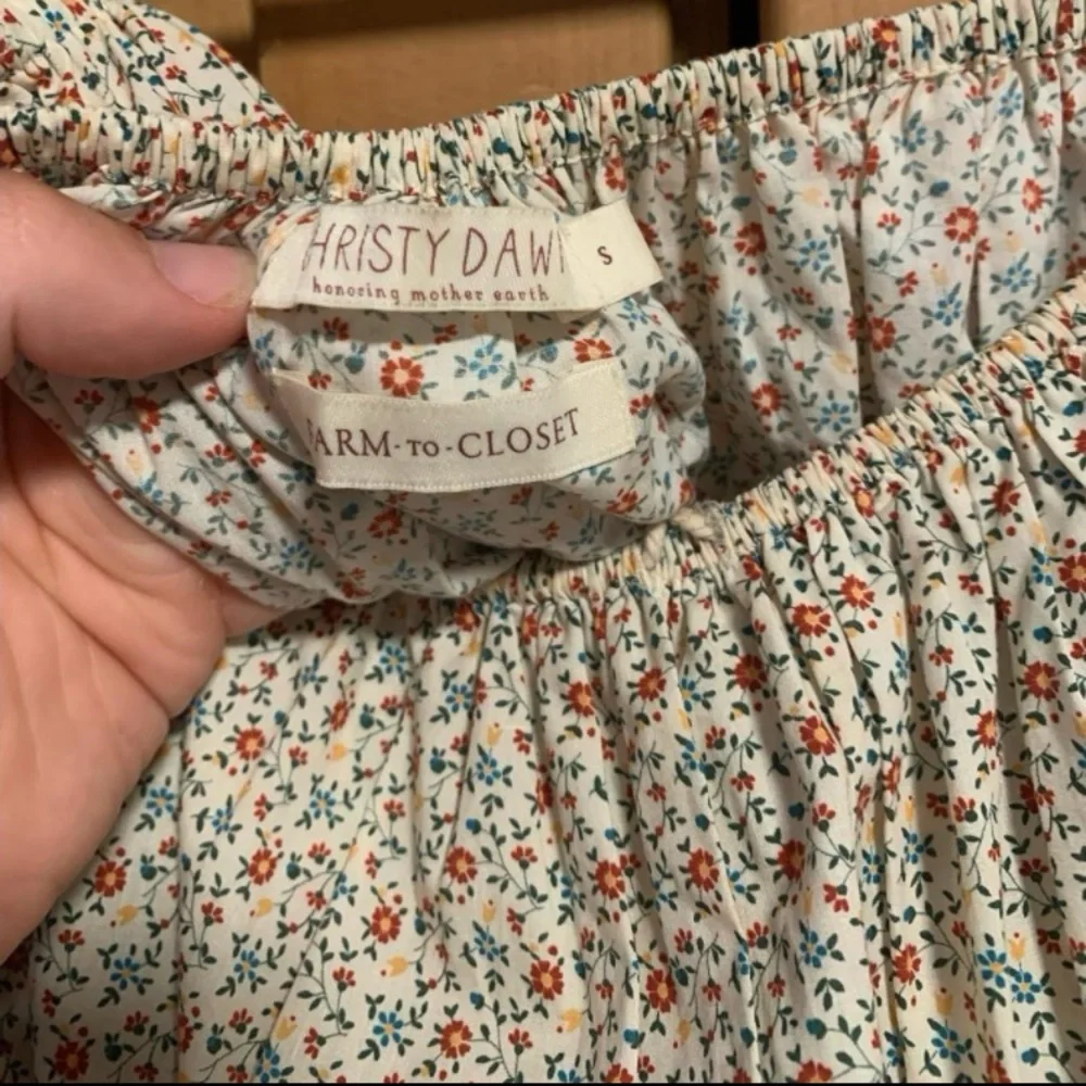 Christy Dress in Essence Cream - Picture 2 of 5